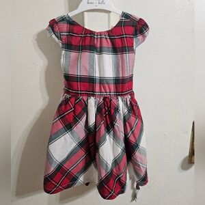 Carter's Red and White Plaid Dress